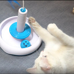 Jouet Electronique  avec Plumes pour Chat